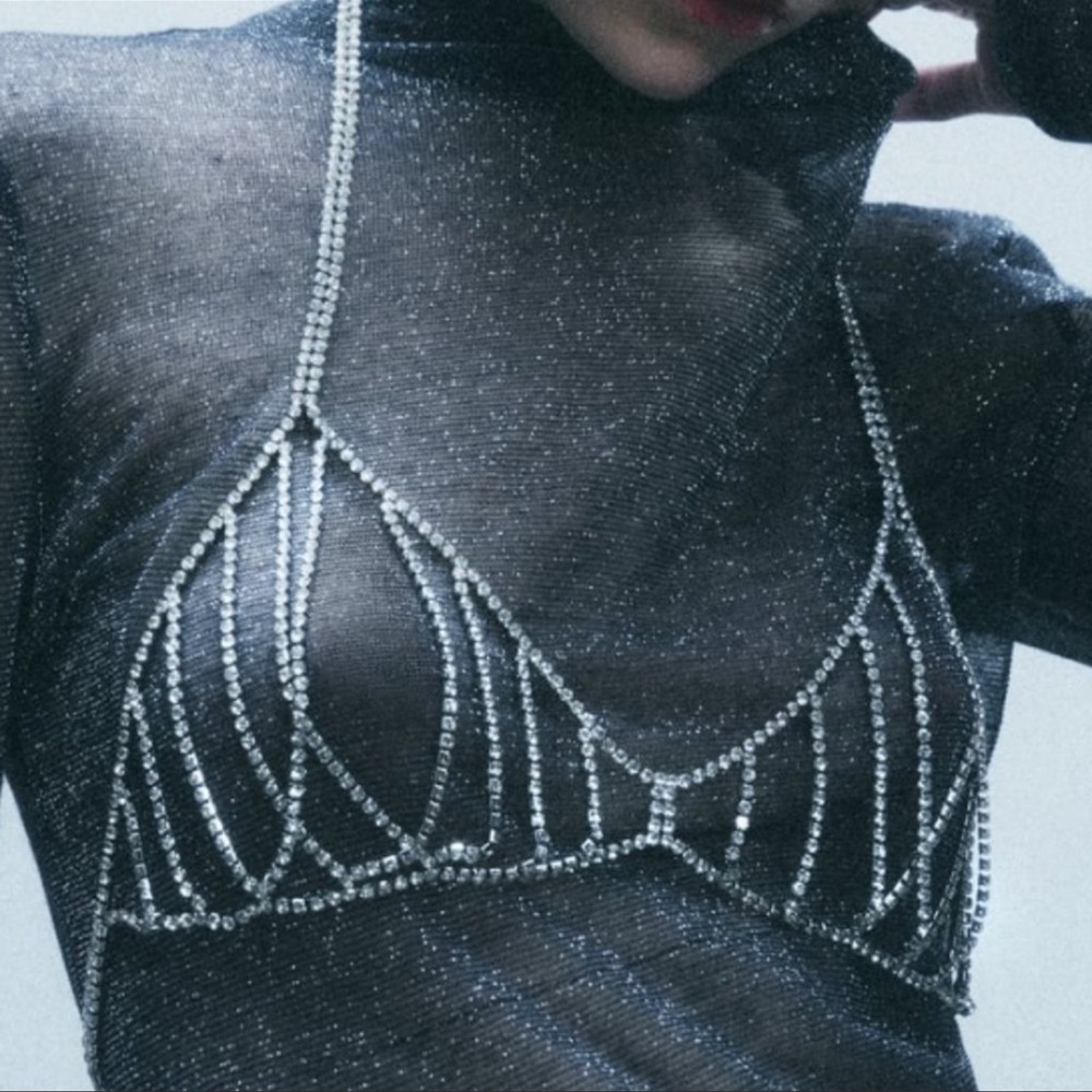 Zara jewel top